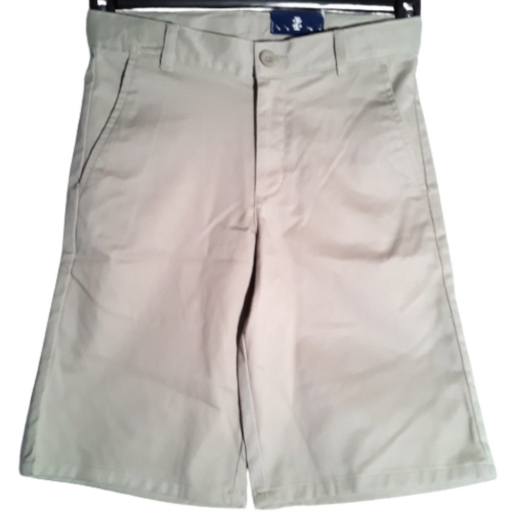 IZOD Little & Big Boys Stretch Fabric Chino Short, 14, Beige